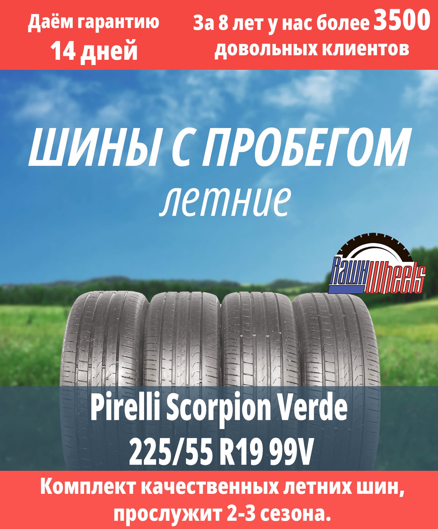 Pirelli Scorpion Verde 225/55 R19 99V