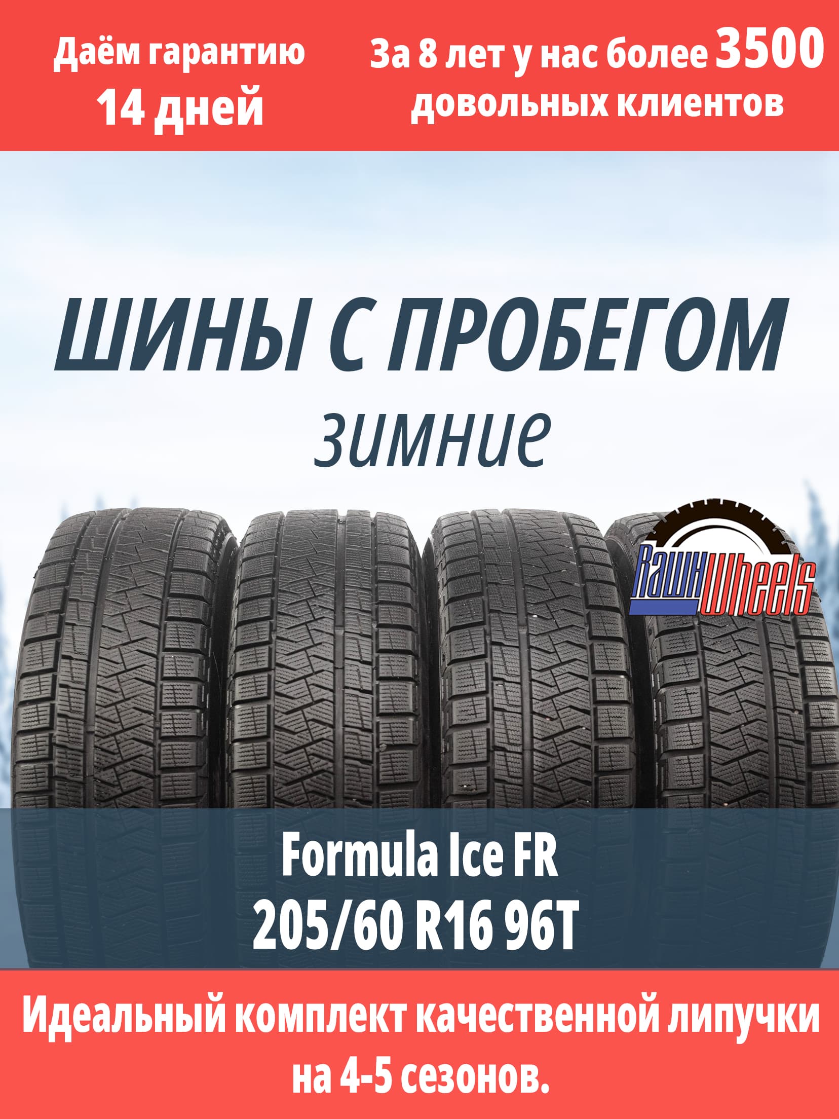 Formula Ice FR 205/60 R16 96T XL